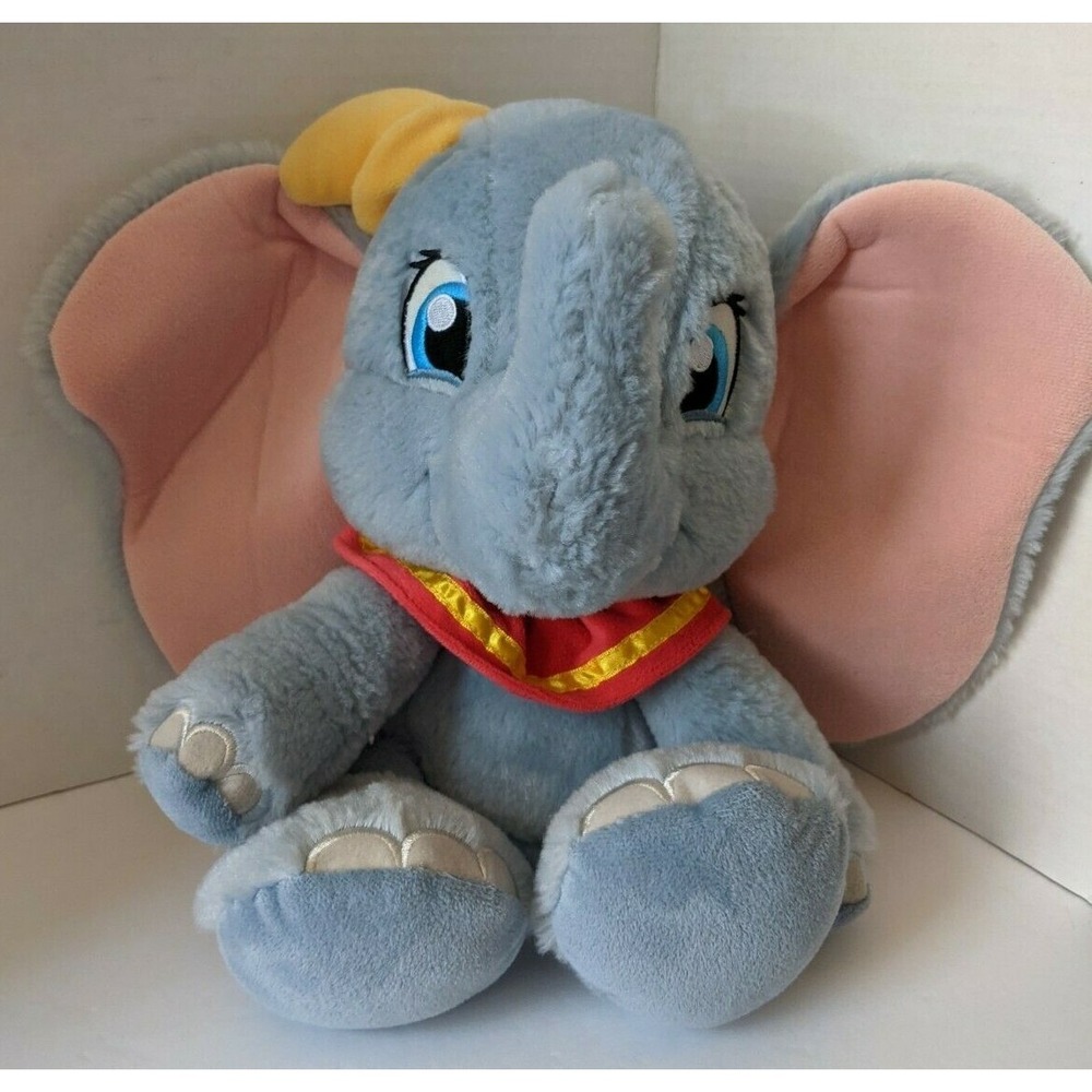 Disney Parks Dumbo Big Feet Foot Plush Stuffed Animal Elephant 10" Floppy Ears